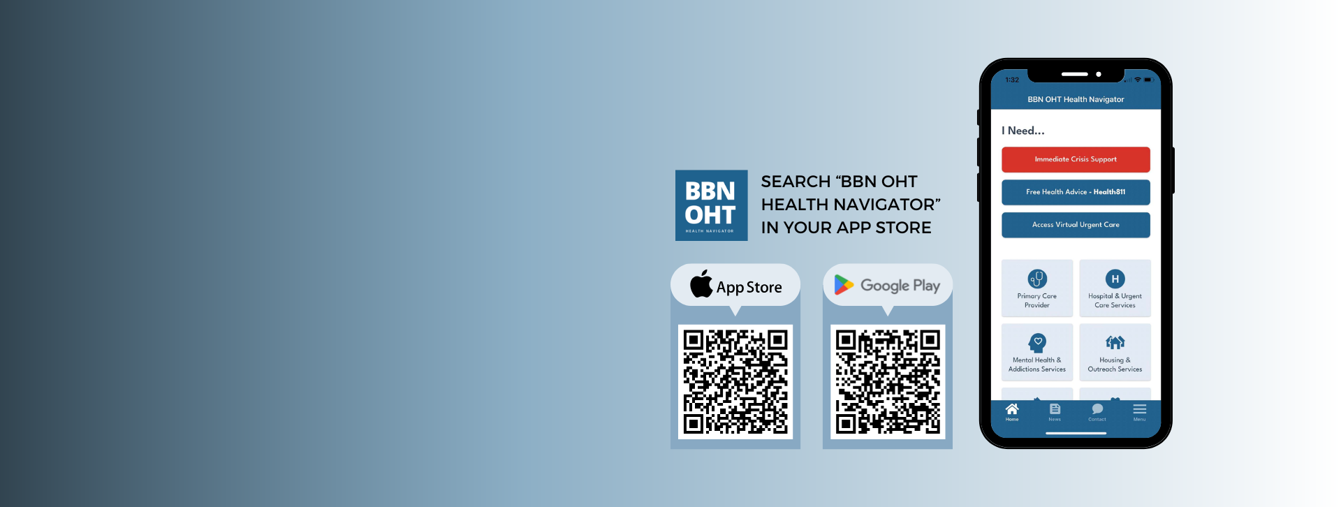 The BBN OHT Health Navigator app!
